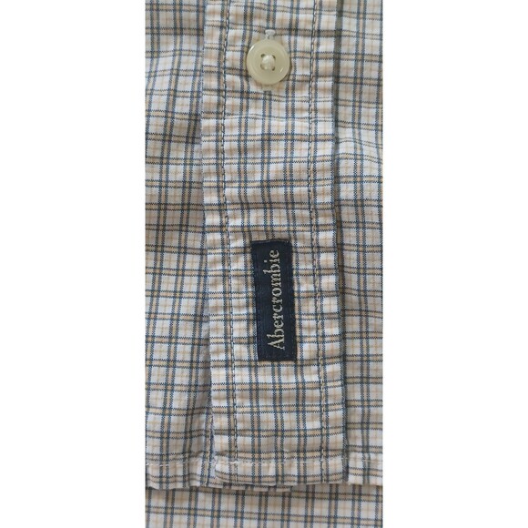 Abercrombie Fitch Shirt Button Down Men Large 100% Cotton Preppy‎ Classic Office - Picture 6 of 7